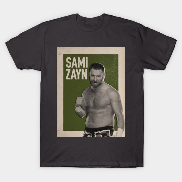 Sami Zayn Vintage T-Shirt by nasib